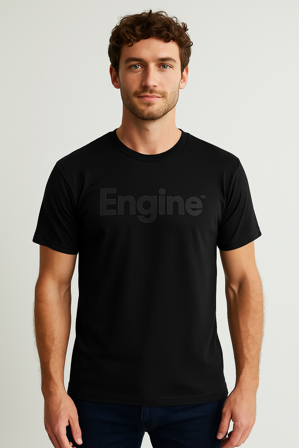 Engine Logo Black on Black shirt