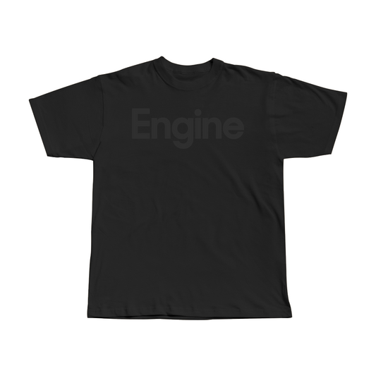 Engine Logo Black on Black shirt