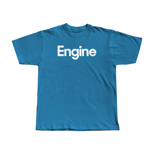 Blue Basic Engine Tee